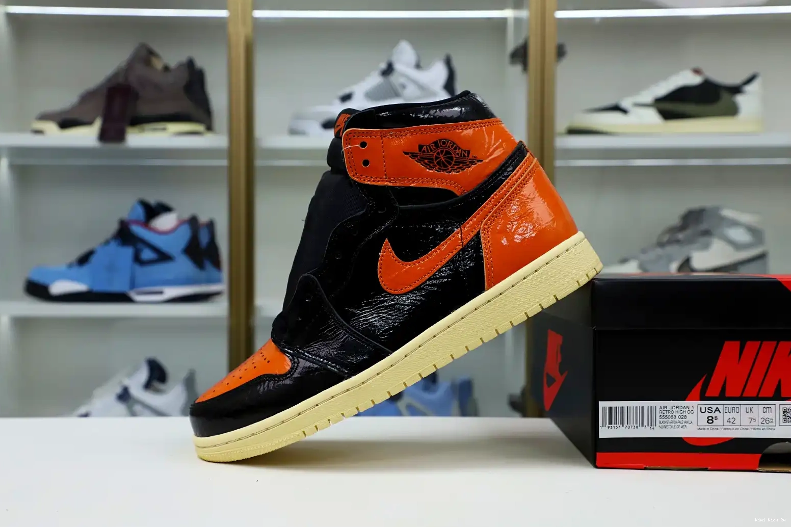 Kimikick JORDAN OG 'SHATTERED RETRO 3.0' HIGH 1 AIR BACKBOARD 0712